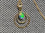 Magnifique collier en or Vermeil 14 carats avec véritable au, Argent, Enlèvement ou Envoi, Neuf, Or