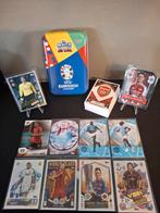 Voetbalkaarten in een tin met bekende spelers en topkaarten!, Hobby en Vrije tijd, Stickers en Plaatjes, Ophalen of Verzenden