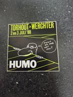 Vintage sticker Torhout Werchter 1988 Humo, Verzamelen, Ophalen of Verzenden, Zo goed als nieuw, Bedrijf of Vereniging