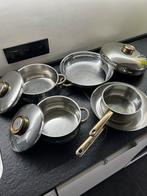 Demeyere potten en pannen, Ophalen, Inox, Gebruikt, Pannenset