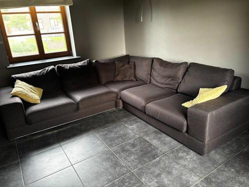 Canapé 2 pl + canapé d'angle 4-5 pl - salon complet, Huis en Inrichting, Zetels | Zetels, Gebruikt, Hoekbank, Vierpersoons of meer