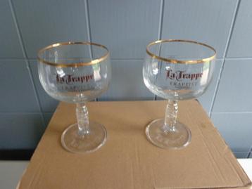 la trappe  bierglazen ( nieuw ) beschikbaar voor biedingen