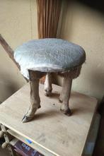 krukje vintage 3  herten poten deco art, Huis en Inrichting, Ophalen of Verzenden, Gebruikt, Hout, Minder dan 50 cm