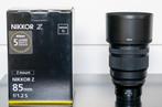 Objectif Nikon Z 85mm f1.2 S, TV, Hi-fi & Vidéo, Photo | Lentilles & Objectifs, Comme neuf, Enlèvement, Lentille standard