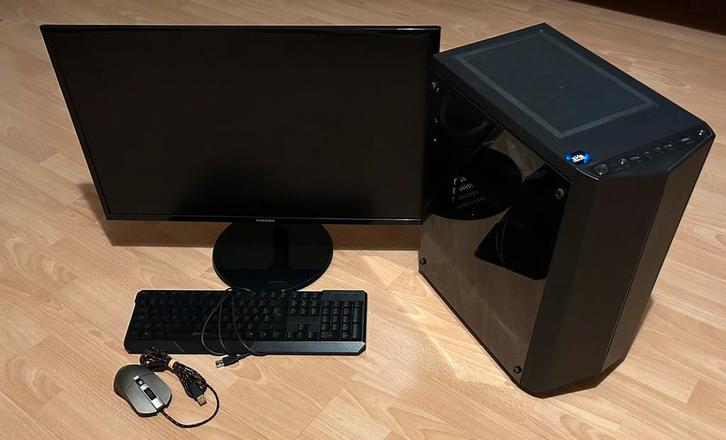 PC gamer + écran, Informatique & Logiciels, Ordinateurs de bureau, Utilisé, Gaming, Enlèvement