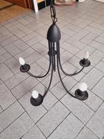 2 Zwarte moderne lusters, Huis en Inrichting, Lampen | Kroonluchters, Ophalen