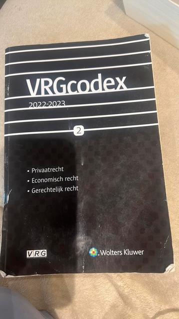 VRG codex 2022-2023 nr2 beschikbaar voor biedingen