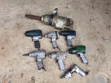 lot Clé à chocs pneumatique pour voitures et camions,, Enlèvement, Utilisé
