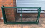 Tuinpoort / dubbele poort / hek / bekaert, Tuin en Terras, Ophalen, Met poort, Gebruikt, Tuinhek