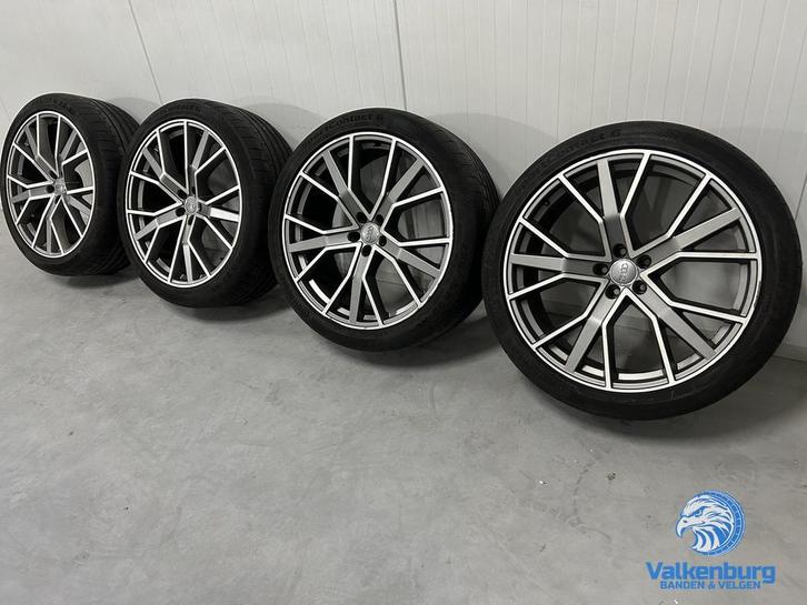 Audi Q7 SQ7 Q8 E-tron 22 inch antraciete velgen 5x112 zomerb, Auto-onderdelen, Banden en Velgen, Banden en Velgen, Zomerbanden