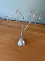 Porte-photo en métal argenté, Enlèvement ou Envoi, Comme neuf, Photo ou Poster, Moins de 50 cm