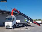 Volvo FH 500 8X2 NEW! Palfinger PK92002 SH 8+6 JIB Crane Kra, Auto's, Automaat, Stof, Euro 6, Wit