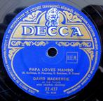 David Mackersie ‎– Papa Loves Mambo - 10", 78 RPM, Ophalen of Verzenden, Gebruikt, 10 inch