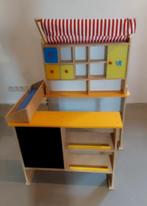 Houten winkeltje, Kinderen en Baby's, Speelgoed | Houten speelgoed, Ophalen, Zo goed als nieuw