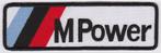 BMW M Power stoffen opstrijk patch embleem #3, Nieuw, Verzenden