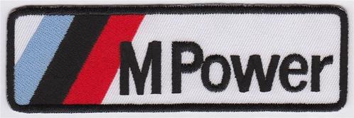 BMW M Power stoffen opstrijk patch embleem #3, Collections, Marques automobiles, Motos & Formules 1, Neuf, Envoi