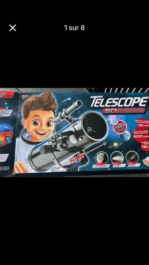 Télescope BUKI 50 activités - état neuf, Kinderen en Baby's, Speelgoed | Educatief en Creatief, Zo goed als nieuw, Ophalen