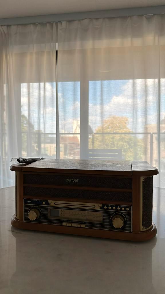 Denver retro platenspeler, Audio, Tv en Foto, Radio's, Zo goed als nieuw, Radio, Ophalen
