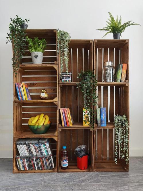 Nieuwe fruitkisten kisten opbergkisten, veel kleuren !, Huis en Inrichting, Woonaccessoires | Kisten, Nieuw, Minder dan 50 cm