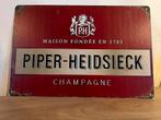 Piper-Heisieck champagnemetalen bord, Ophalen of Verzenden, Zo goed als nieuw