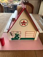Oude houten garage Caltex,Perfecte staat!!, Antiek en Kunst, Ophalen