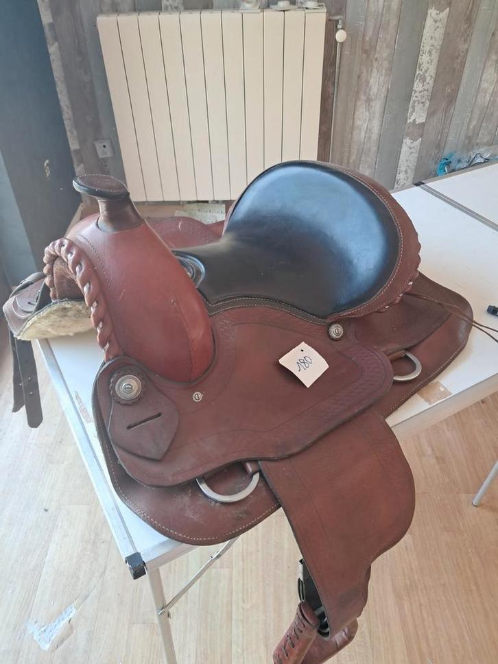 Western zadels, Dieren en Toebehoren, Paarden en Pony's | Zadels, Gebruikt, Western, Ophalen