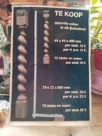 getorste zuilen in eik(balusters), Ophalen, Nieuw