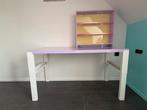kinder bureau in hoogte verstelbaar 128x58 cm + opbergvakken, Maison & Meubles, Bureaux, Enlèvement, Réglable en hauteur, Comme neuf