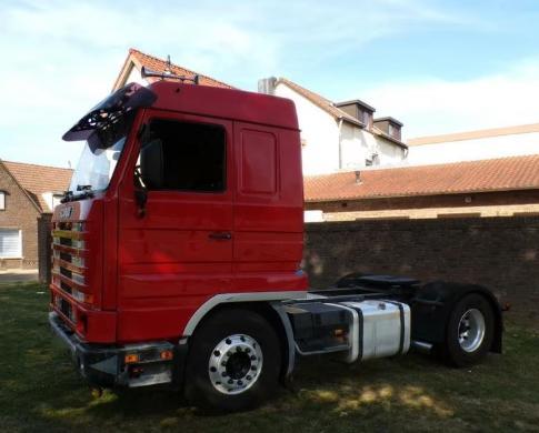 Scania R143 H 4X2 AS 65115 E, Auto's, Vrachtwagens, Particulier, Scania, Diesel, Handgeschakeld, Rood, Grijs, Ophalen