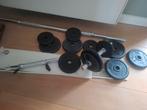 Dumbells, gebogen bar en rechte bar, Ophalen
