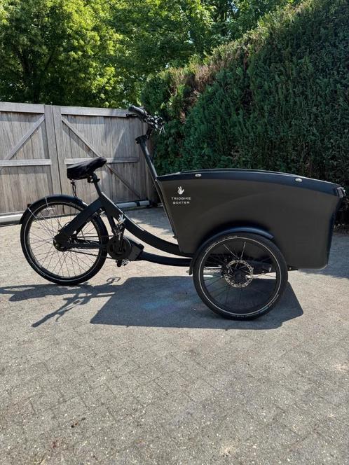 Bakfiets triobike boxter, Fietsen en Brommers, Fietsen | Bakfietsen, Zo goed als nieuw, Overige merken, 4 kinderen of meer, Elektrisch