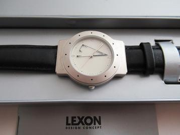 Vintage Tri Time Swiss LEXON Designhorloge van Schreyner '90 beschikbaar voor biedingen