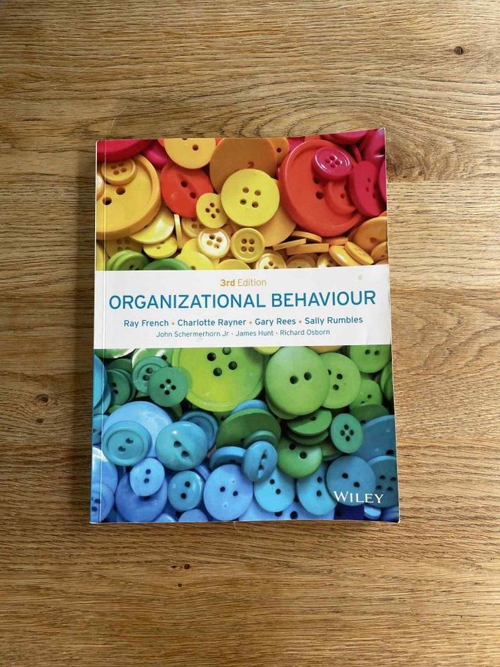 Organizational Behaviour 3de editie, Livres, Livres d'étude & Cours, Utilisé, Enlèvement ou Envoi