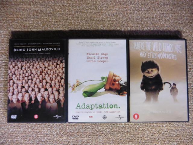 Spike Jonze dvd Pakket (Adaptation/Being John Malkovich), CD & DVD, DVD | Films indépendants, Comme neuf, Autres régions, À partir de 16 ans