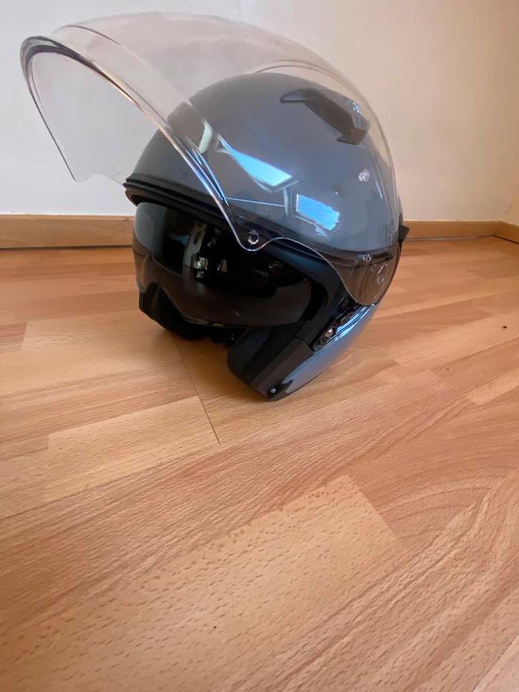 Casque Jet Nox M, Fietsen en Brommers, Brommerhelmen, Zo goed als nieuw, Medium, Ophalen of Verzenden