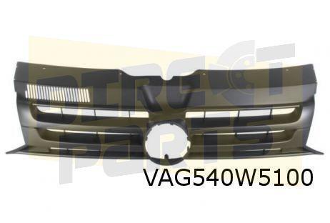 Volkswagen T5 II (10/09-7/15) grille (9B9 satijnzwart) Origi, Auto-onderdelen, Carrosserie, Bumper, Volkswagen, Voor, Nieuw, Verzenden
