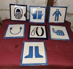 Emaille borden Emaille platen decoratie, Antiek en Kunst, Ophalen of Verzenden