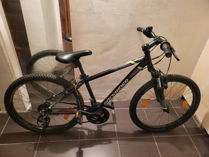 mountainbike Btwin Rockrider, Fietsen en Brommers, Fietsen | Crossfietsen en BMX, Gebruikt, 24 inch of meer, Staal, Ophalen