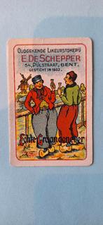 Speelkaart Gent  – Likeurstokerij E. De Schepper_51, Verzamelen, Ophalen of Verzenden, Gebruikt, Speelkaart(en)