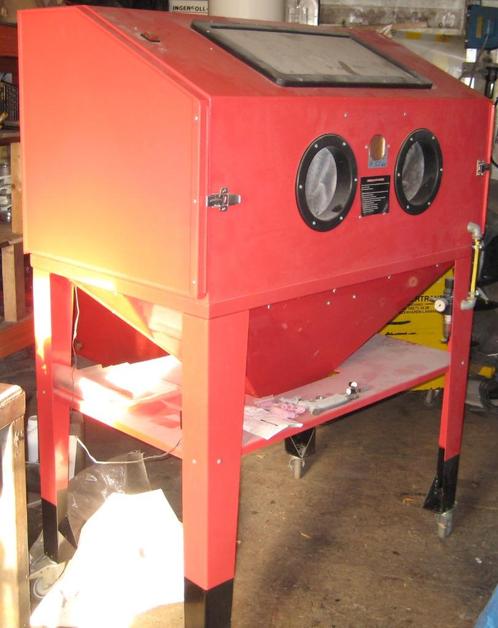 zandstraalcabine 420 liter met afzuiging en toebehoren, Doe-het-zelf en Bouw, Reinigingsmachines, Zo goed als nieuw, Overige typen