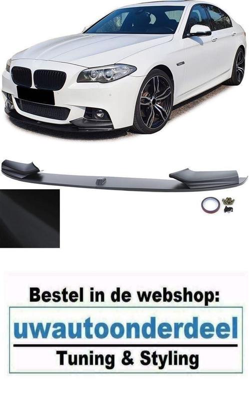 Spoiler Mat Zwart 1 Spijl Voor Bmw 5 Serie F10 F11 M Pack, Auto diversen, Tuning en Styling, Verzenden