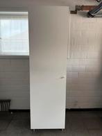 Zwarte/witte hoge kast, Huis en Inrichting, Kasten | Roldeurkasten en Archiefkasten, Ophalen, Gebruikt