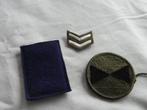 4 badges différents, Emblème ou Badge, Armée de terre, Enlèvement ou Envoi
