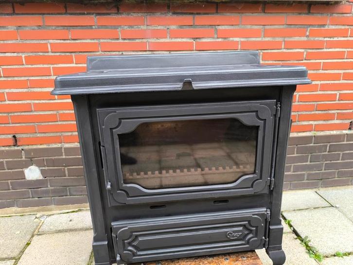 Poêle bois - charbon en fonte, Maison & Meubles, Poêles, Utilisé, Autoportant, Multi-brûleur, Bois, Enlèvement