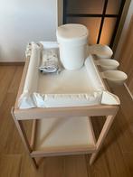 Pampertafel volledige set - zo goed als nieuw, Ophalen, Zo goed als nieuw