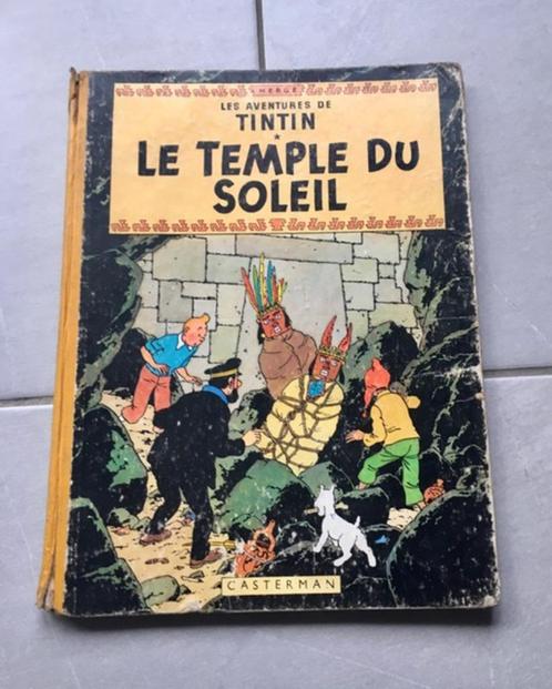 BD TINTIN - Le temple du soleil B12 1955, Boeken, Stripverhalen, Ophalen of Verzenden