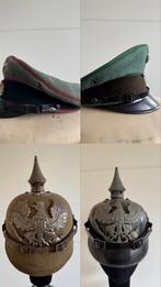 Hoofddeksels pinhelm kepie wo1 wo2, Verzamelen, Militaria | Tweede Wereldoorlog, Ophalen of Verzenden