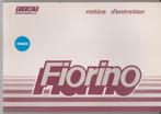 Handleiding FIAT FIORINO in het frans uit 1987