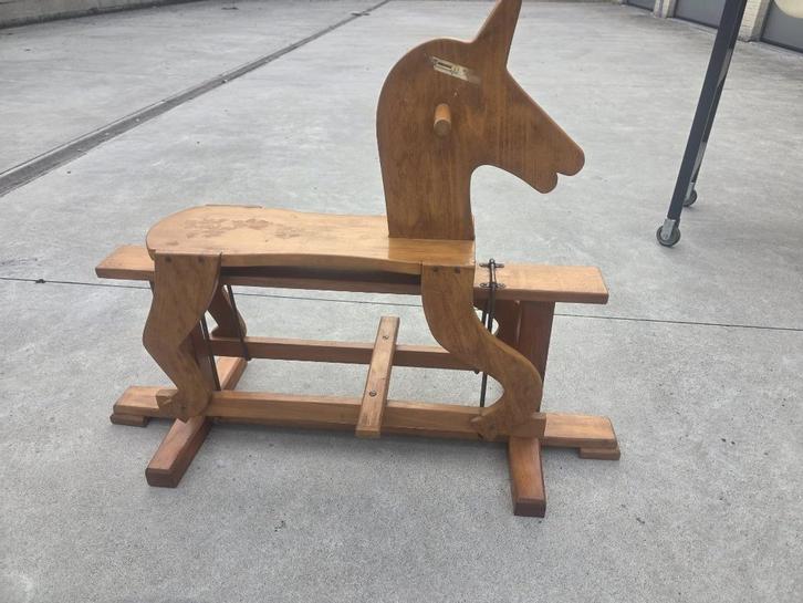 Antique hobbelpaard, Antiek en Kunst, Antiek | Speelgoed, Ophalen of Verzenden