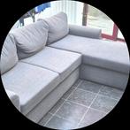 Kleine drie zit sofa, met bergruimte en slaapstuk, Antiek en Kunst, Ophalen